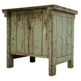 Fabulous 1930
s Green Southwest Painted Cabinet