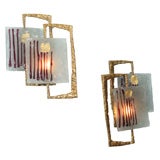 Asymmetrical Sconces by Angelo Brotto for Esperia