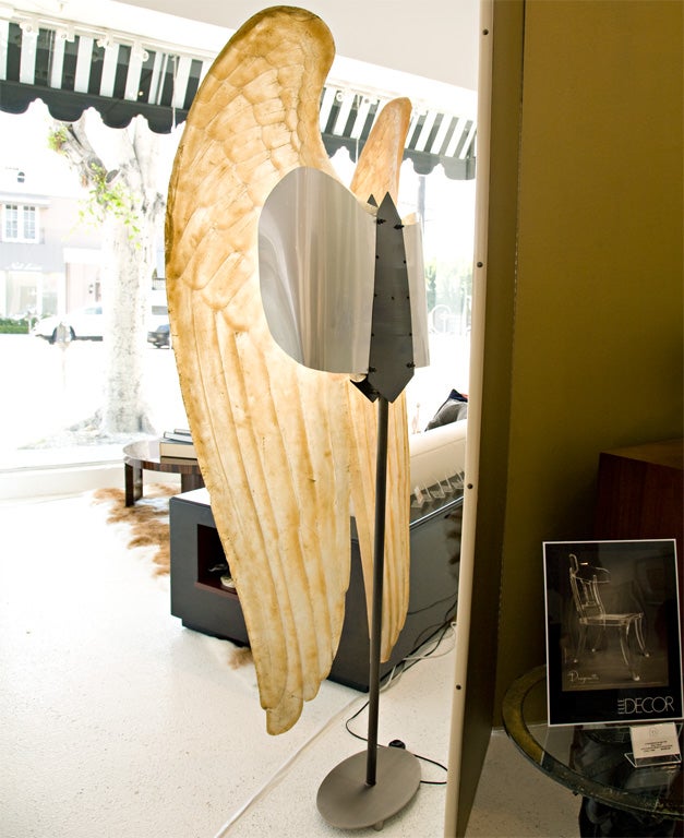 Pair of Cast Resin Angel Wings by Tony Duquette on Custom Stand 3