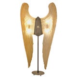 Pair of Cast Resin Angel Wings by Tony Duquette on Custom Stand