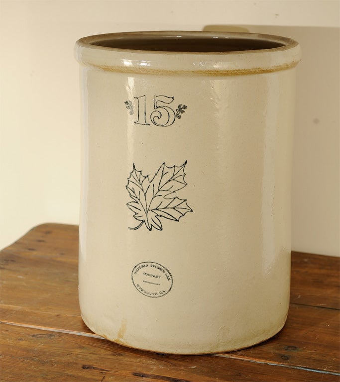 American Vintage 15 Gallon Western Stoneware Co. Crock