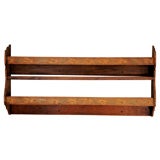 Antique Pyro Art Plate Rack