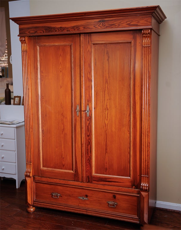 Antique Heart of Pine Armoire