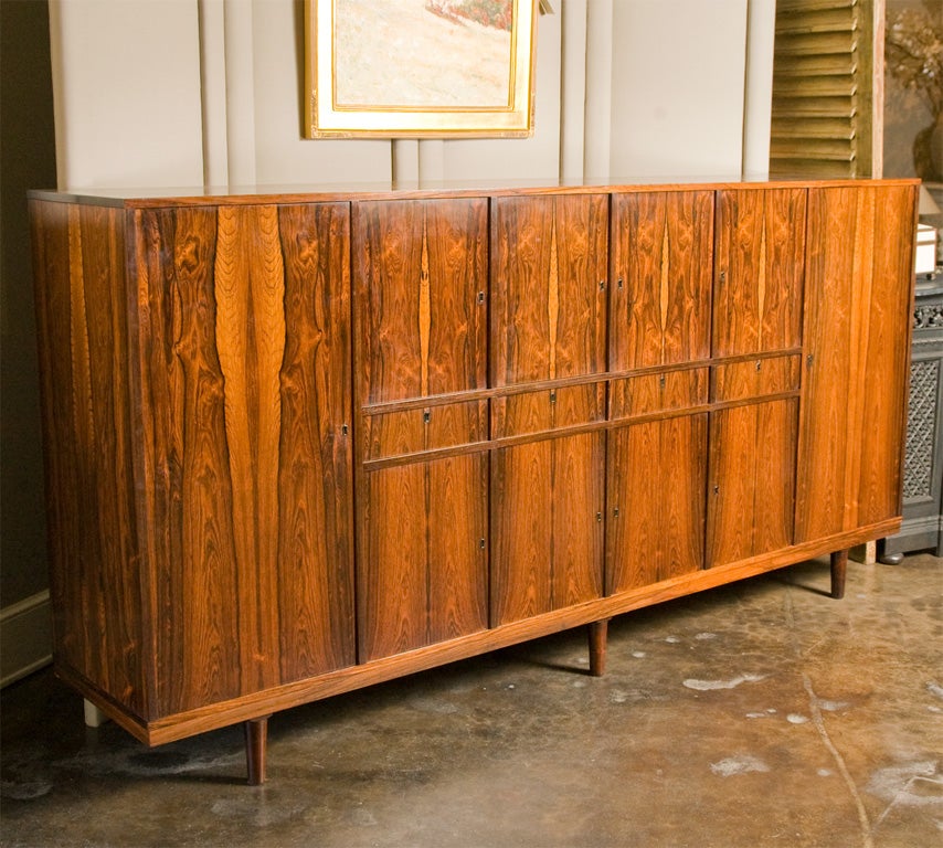 Danish Modern Tall Sideboard, circa 1960
