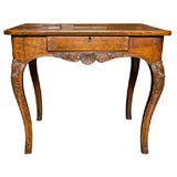 19th Century French Walnut Wood Regency Table
