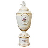 20th c. Danish Footed Urn with Lid from Royal Copenhagen