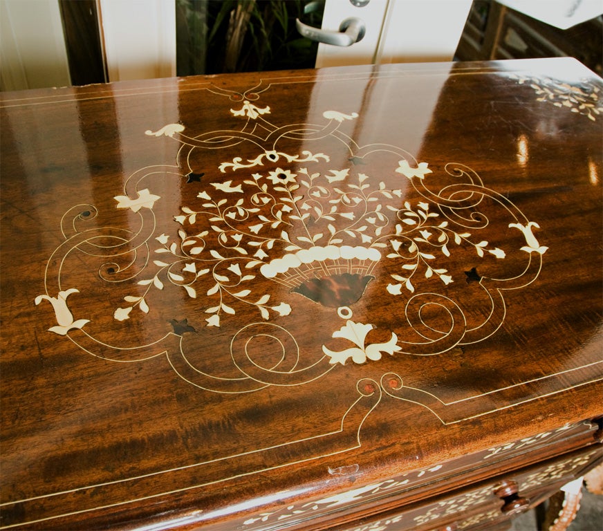 19th Century Peruvian Inlaid Chest of Drawers  2