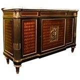 19th Century Louis XVI Bronze Mounted Kingwood and Parquetry Cabinet