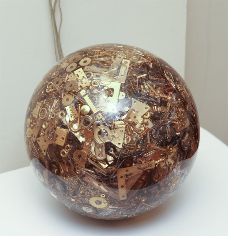 resin sphere art