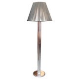 Lucite and Chrome Floor Lamp