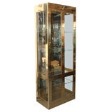 Brass Vitrine by Mastercraft
