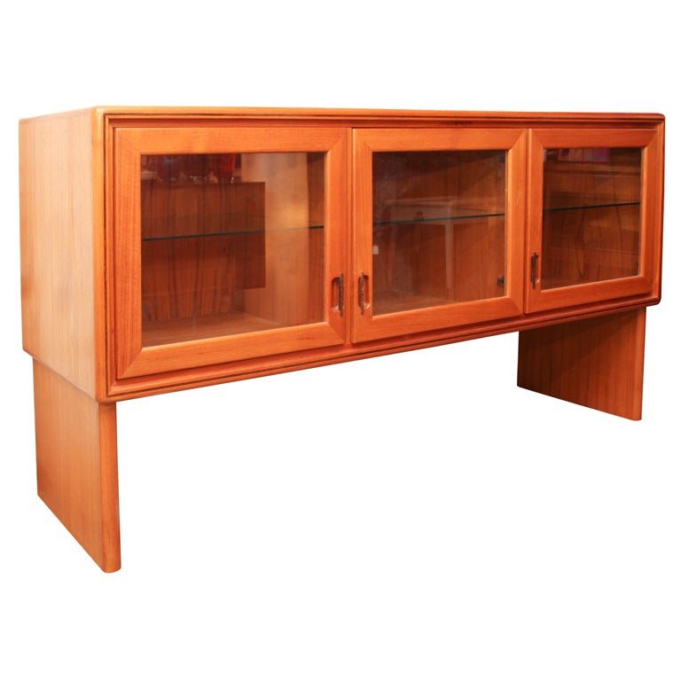 Swedish Display Cabinet Credenza For Sale