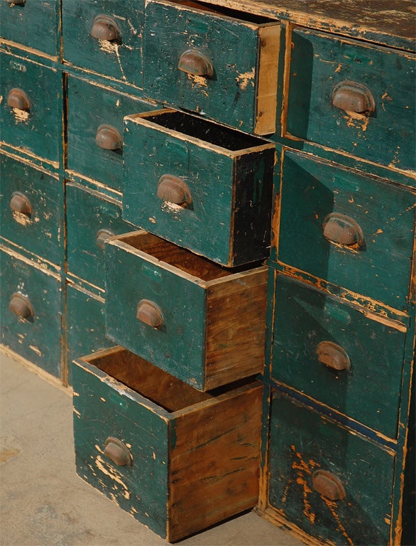 vintage apothecary chest