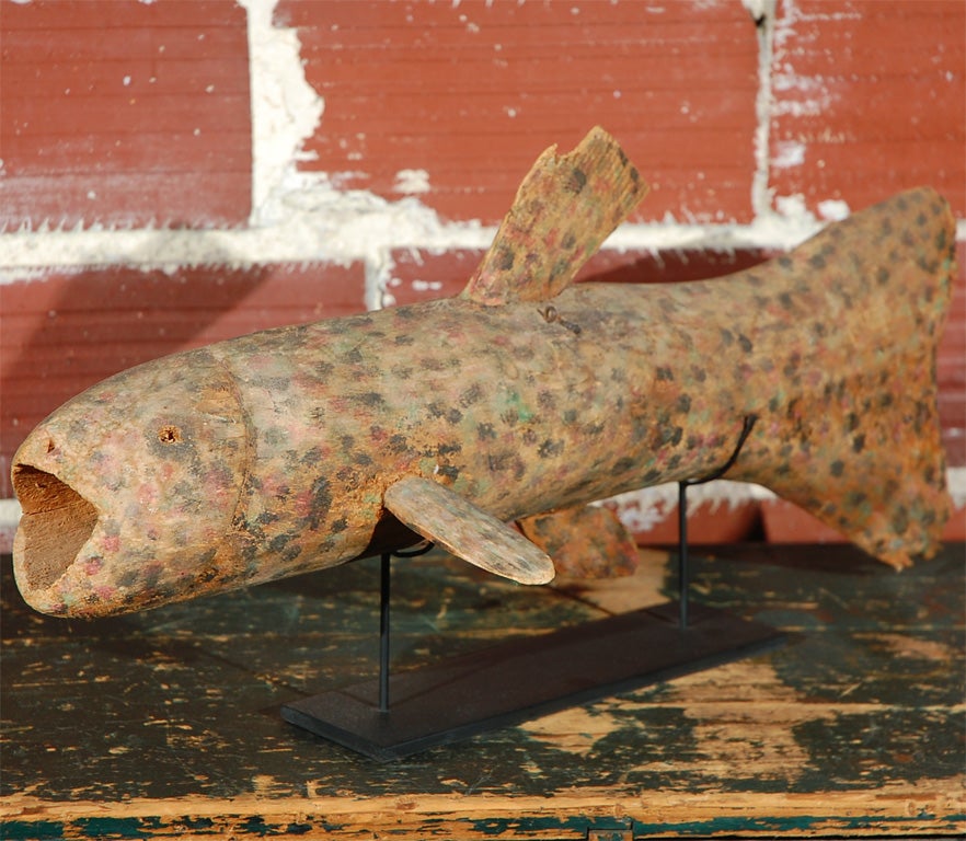 Hand-Carved Felipe Archuleta Carved Fish 