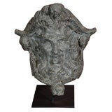 Garden Urn Satyr Head Fragment