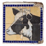 Architectural Fragment Cow Tile From Heartland Dairy