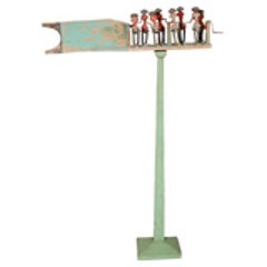 Assembly Line Folk Art Whirligig 1