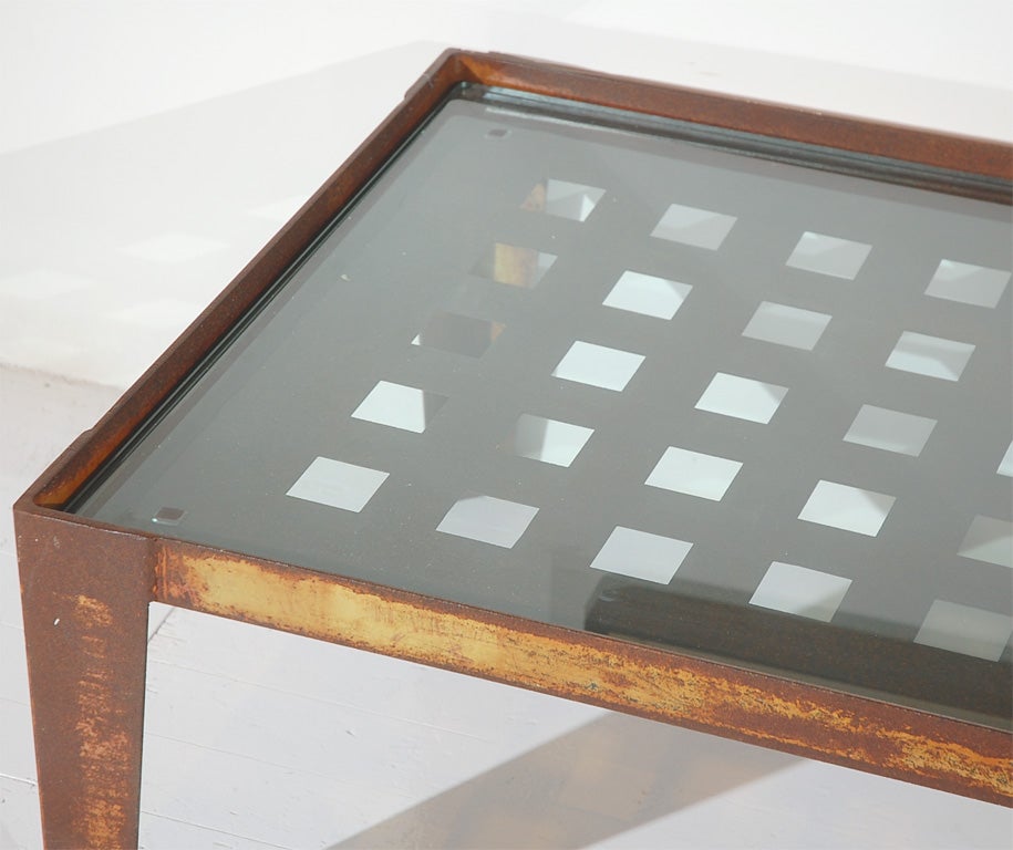 Bold Iron Industrial "Prison Bed" Coffee Table