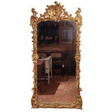 Antique  French LXV Provencal Gilded Mirror