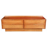 Retro Long Low Four Drawer Dresser/Console by Stanley