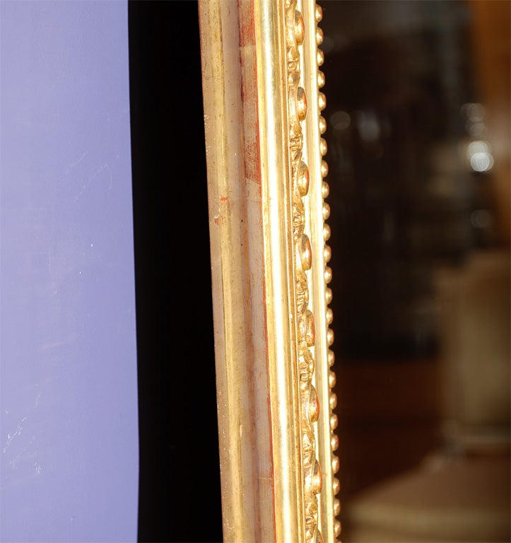 French Regence style gilt gesso mirror 1