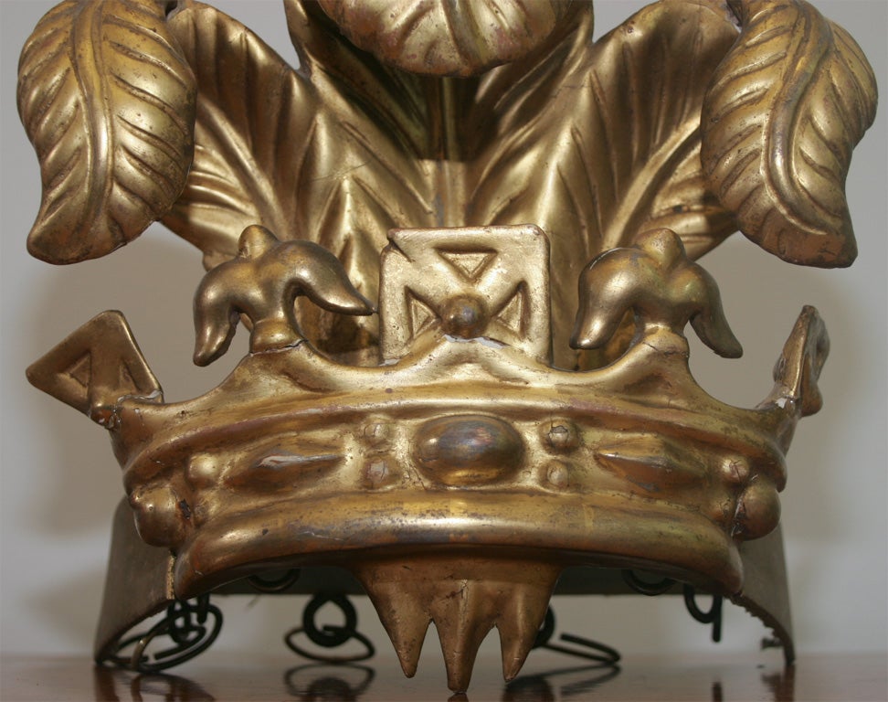 19th c. Danish bedcrown For Sale 2