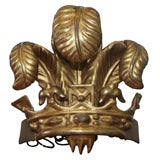 Used 19th c. Danish bedcrown