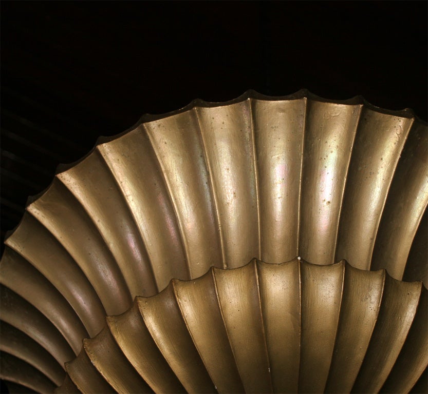 Mid-20th Century Original Plaster Chandelier from the Cloister