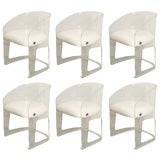 Set of Six Lucite Chairs by Vladimir Kagan