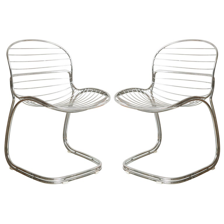 Set of Four "Sabrina" Side Chairs by Gastone Rinaldi