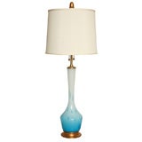 Luscious Turquoise Murano Lamp for Marbro