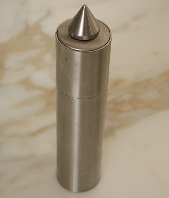 French Pair Peugeot Steel Salt and Pepper Mills