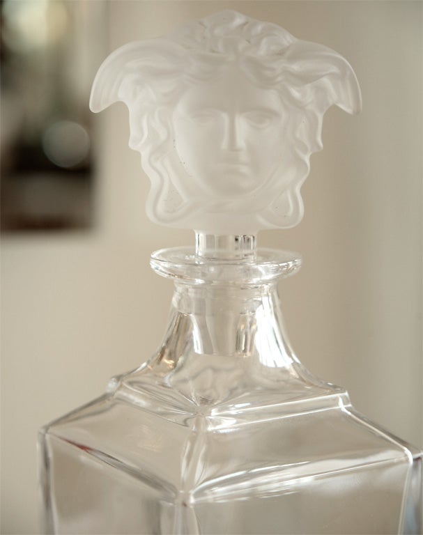 Versace Glass Decanter with Stopper 1