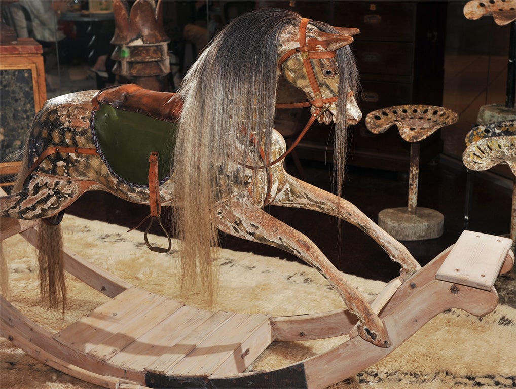 Very Large Scale Painted Rocking Horse 2