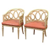 Pair of super chic arm chairs