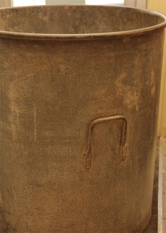 Large Zinc barrel