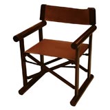 Rosewood folding chair