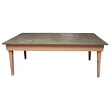 Zinc Top Table