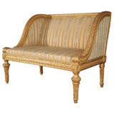 Child's French Gilt Wood Banquette