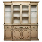 Vintage Empire Style Biblioteque Secretaire Display Cabinet