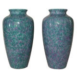Large Pair West German Scheurich Art Pottery Vases