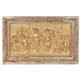Charming Carved Gilt Placque C. 1900
s