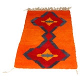 Hand Loomed 3'x6' Moroccan Wool Rug