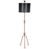 Red Iron Floor Lamp