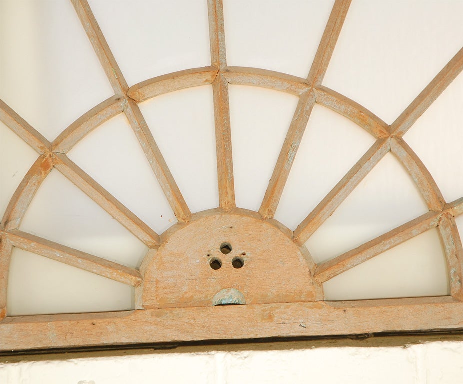 Fan-light arched Palladian window from the late 1800's.