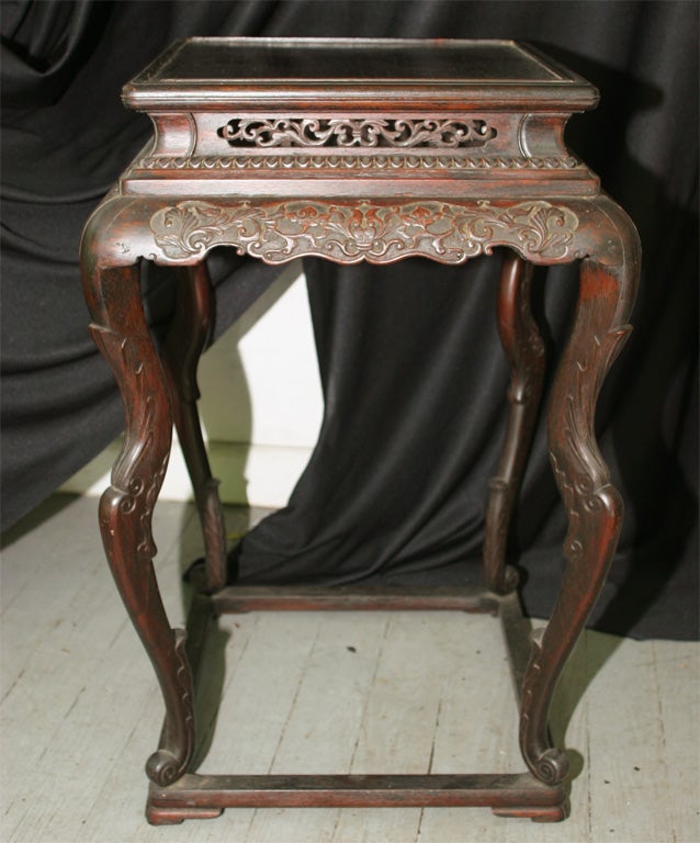 Chinese Rosewood Incense Pedestal