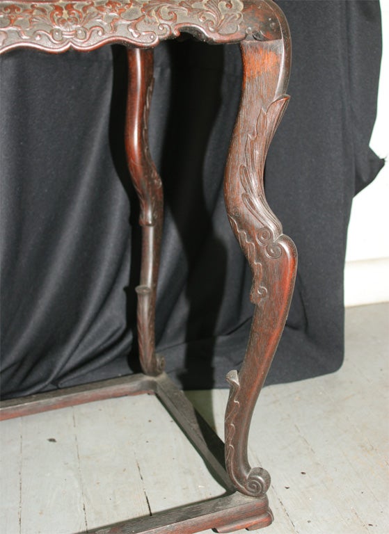 19th Century Chinese Rosewood Incense Pedestal For Sale