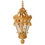 20th Century Italian Carved Lantern