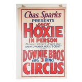 Downie Brothers 1934 Circus Poster