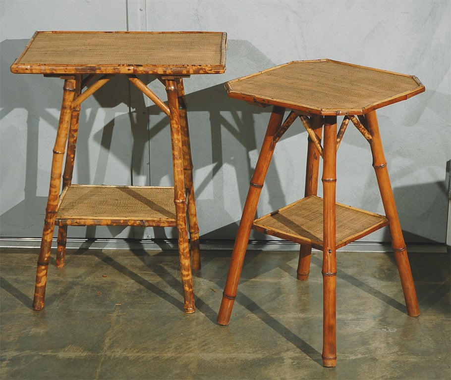 English Antique Bamboo Table at 1stdibs